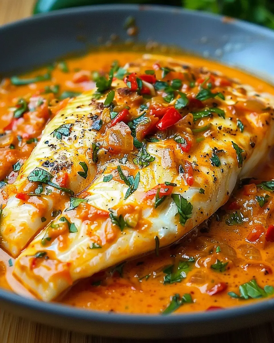 Savor Tilapia in Roasted Pepper Sauce – A Flavor Delight