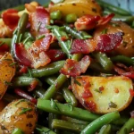 Country Ranch Green Beans ‘and Potatoes with Bacon