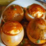 Buffalo Sauce Pickled Eggs