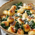 Crispy Gnocchi With Spinach And Feta: A Childhood Memory In Flavor