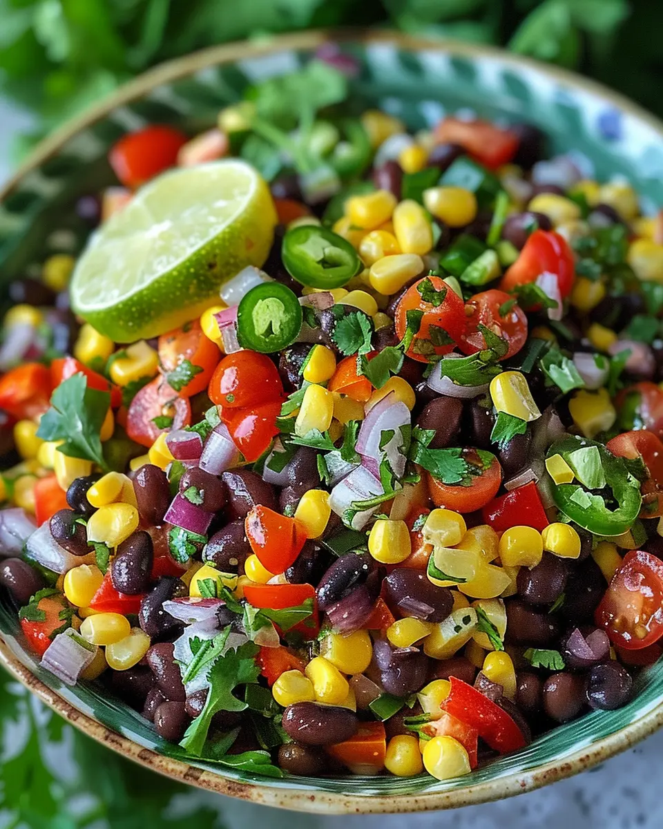 Black Bean and Corn Salad: A Zesty, Colorful Crowd-Pleaser