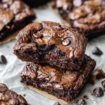 The BEST Fudgy Chewy Brookies
