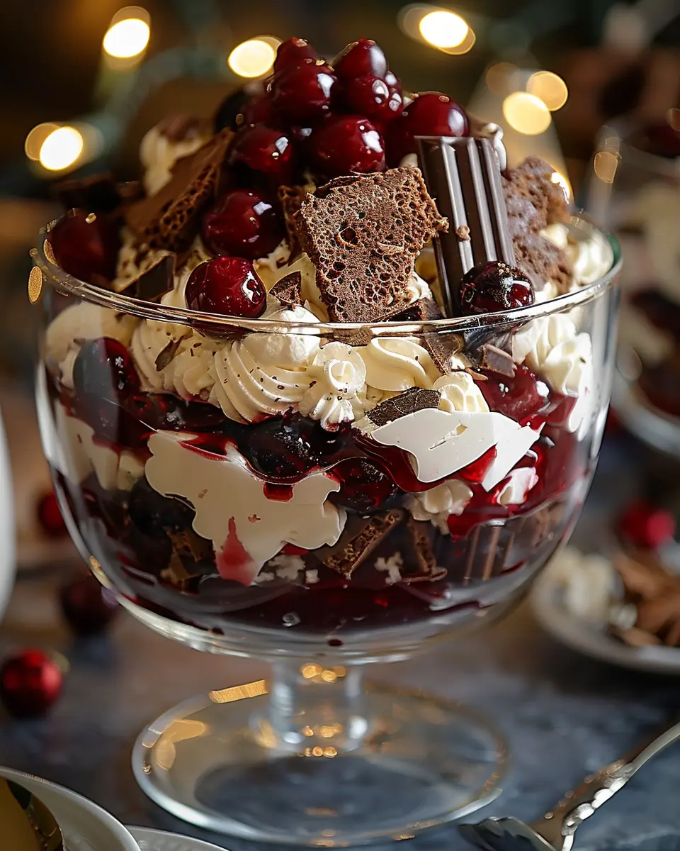 Black Forest Trifle for Christmas: Indulgent Delight for All