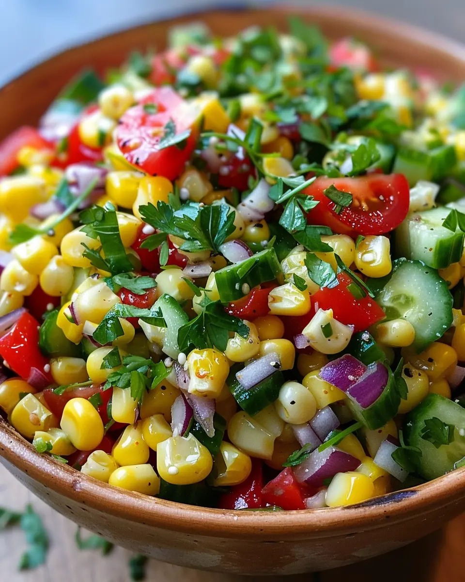 Corn Salad: Discover the Easy Recipe Everyone Loves!
